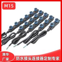 AHUA澳華戶外照明M15公母對接插頭 LED燈具電源連接器 防水接頭